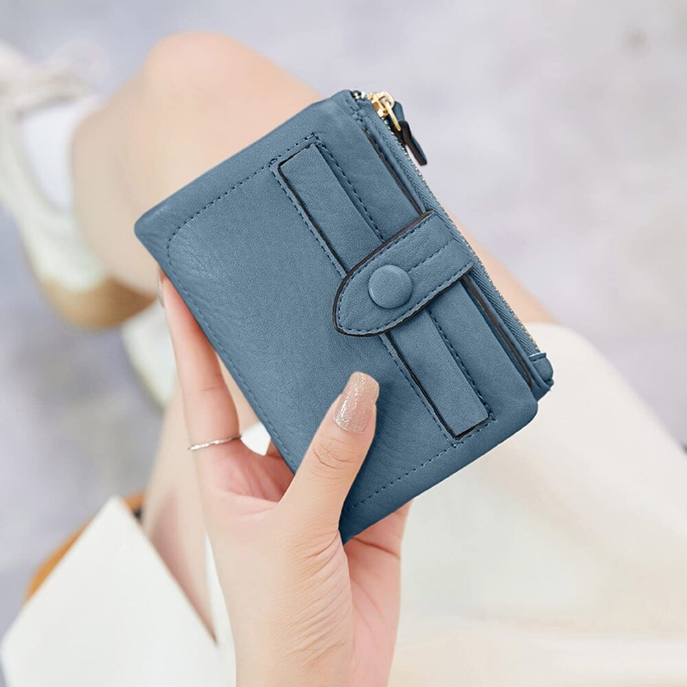 2350 Wallets Small Trifold Wallets Rfid Wallets Bifold, Billfold Leather View 3